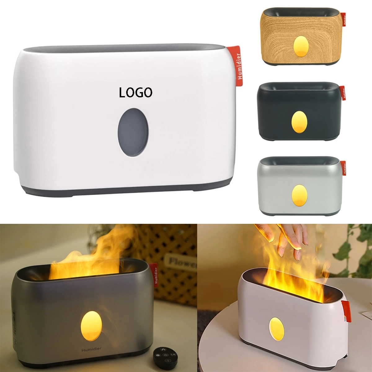 Flame Humidifier Essential Oil Diffuser 2