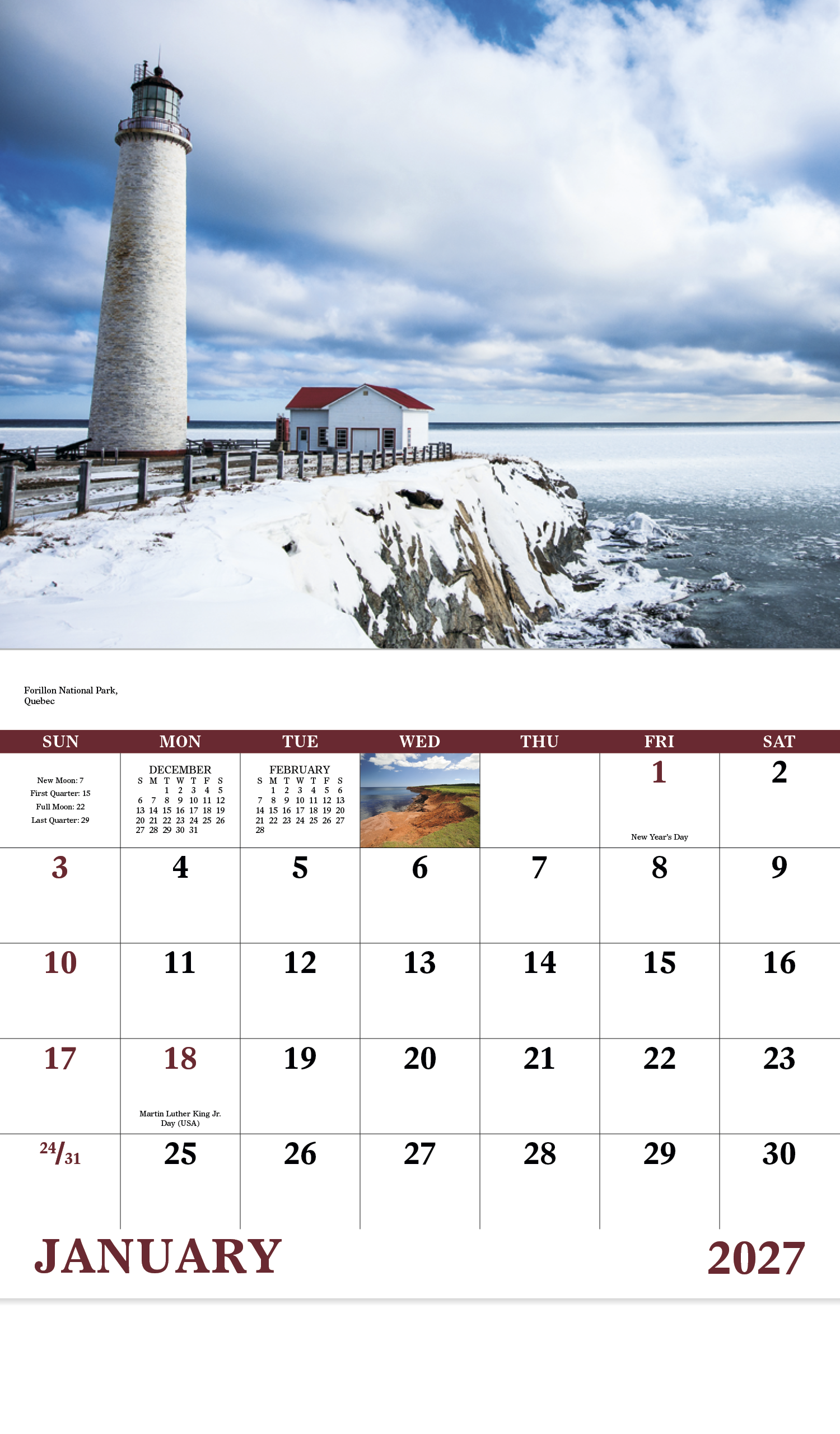 Good Value™ Canadian National Parks - Stapled Calendar 58