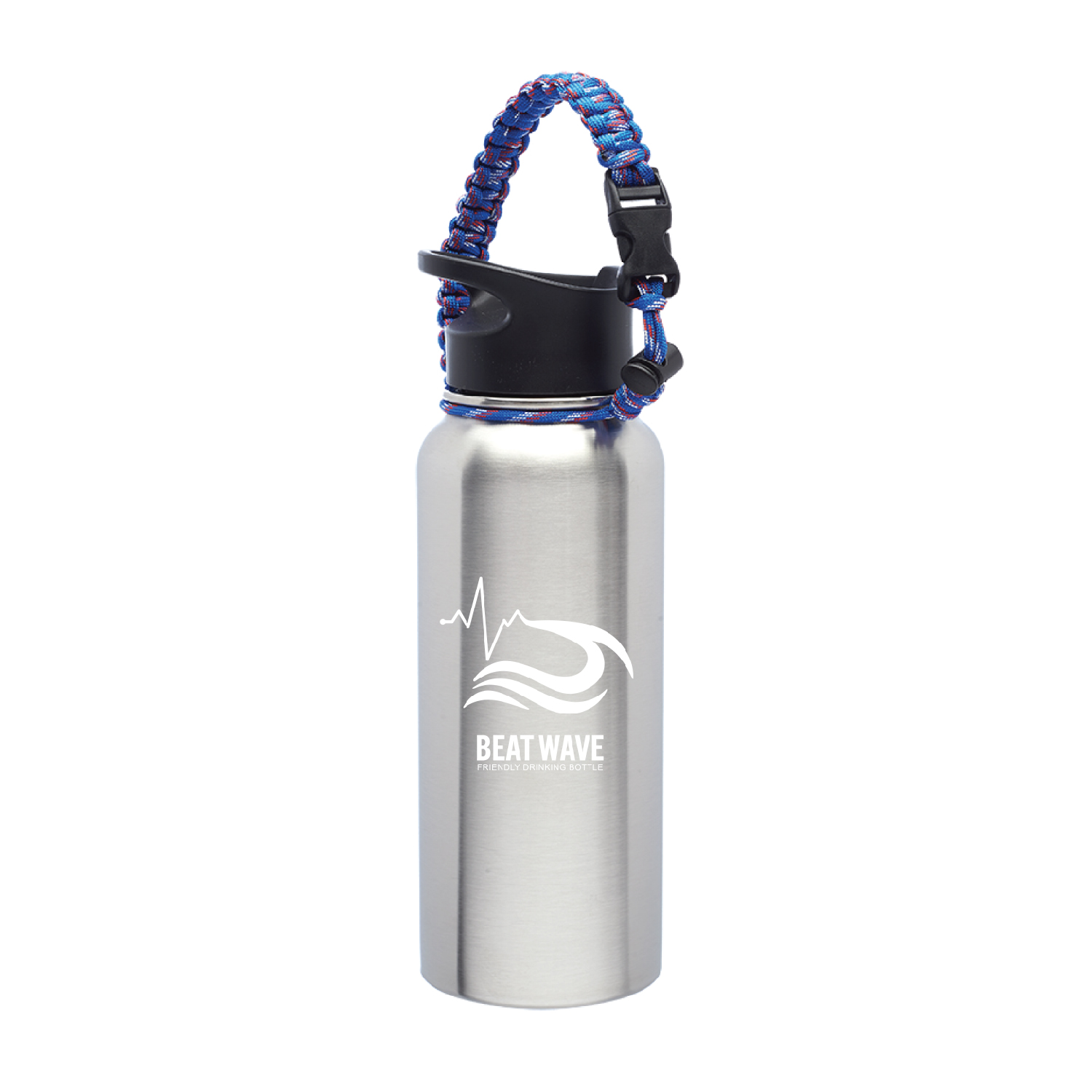 34 oz. Rappel Stainless Steel Water Bottle (1 Color Imprint), custom water bottle with logo imprint 3