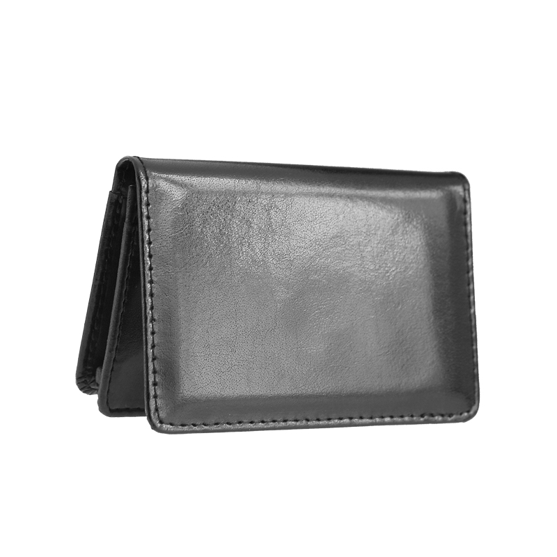 Atlantis Leather Business Card Wallet (Black) 4