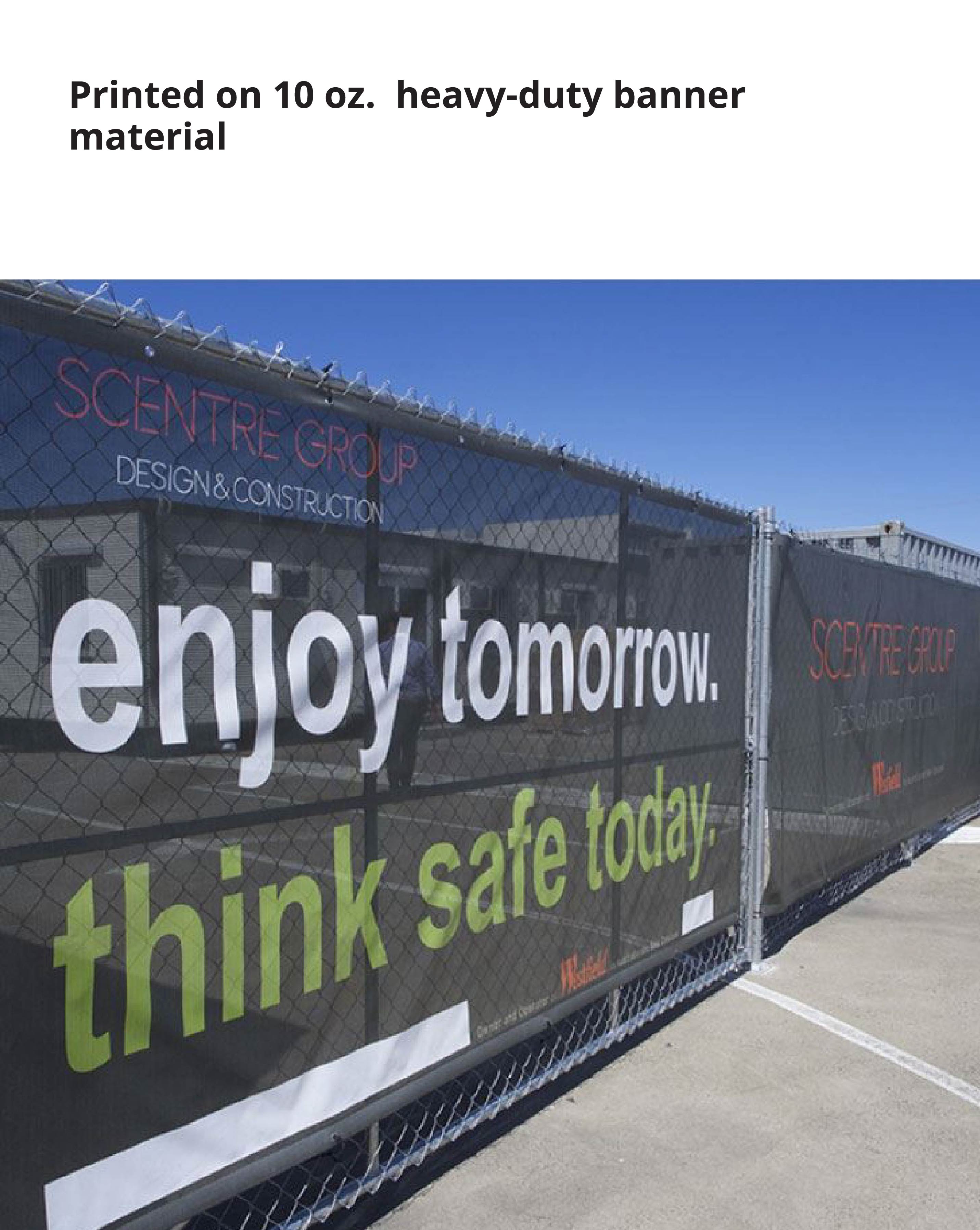 Mesh Banner Single Sided (3ft x 5ft) 3