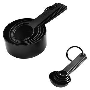 10 In 1 Plastic Measuring Cup Set With Volume Mark 10