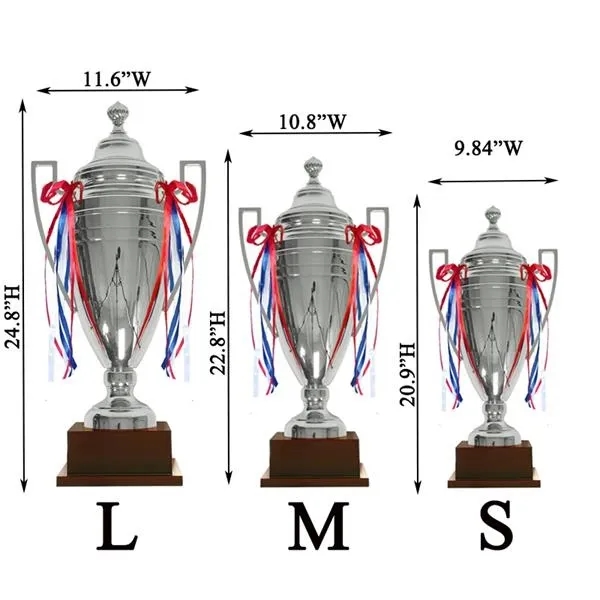 Silver Cast Metal Trophy Cup 1