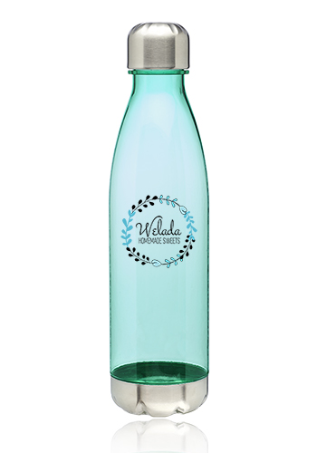 25 oz. Levian Plastic Cola Shaped Water Bottles 12