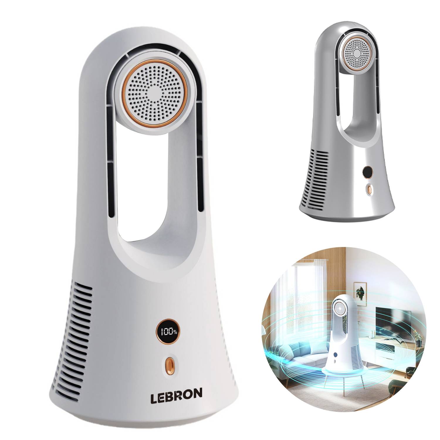Portable Rechargeable Quiet Small fan 1