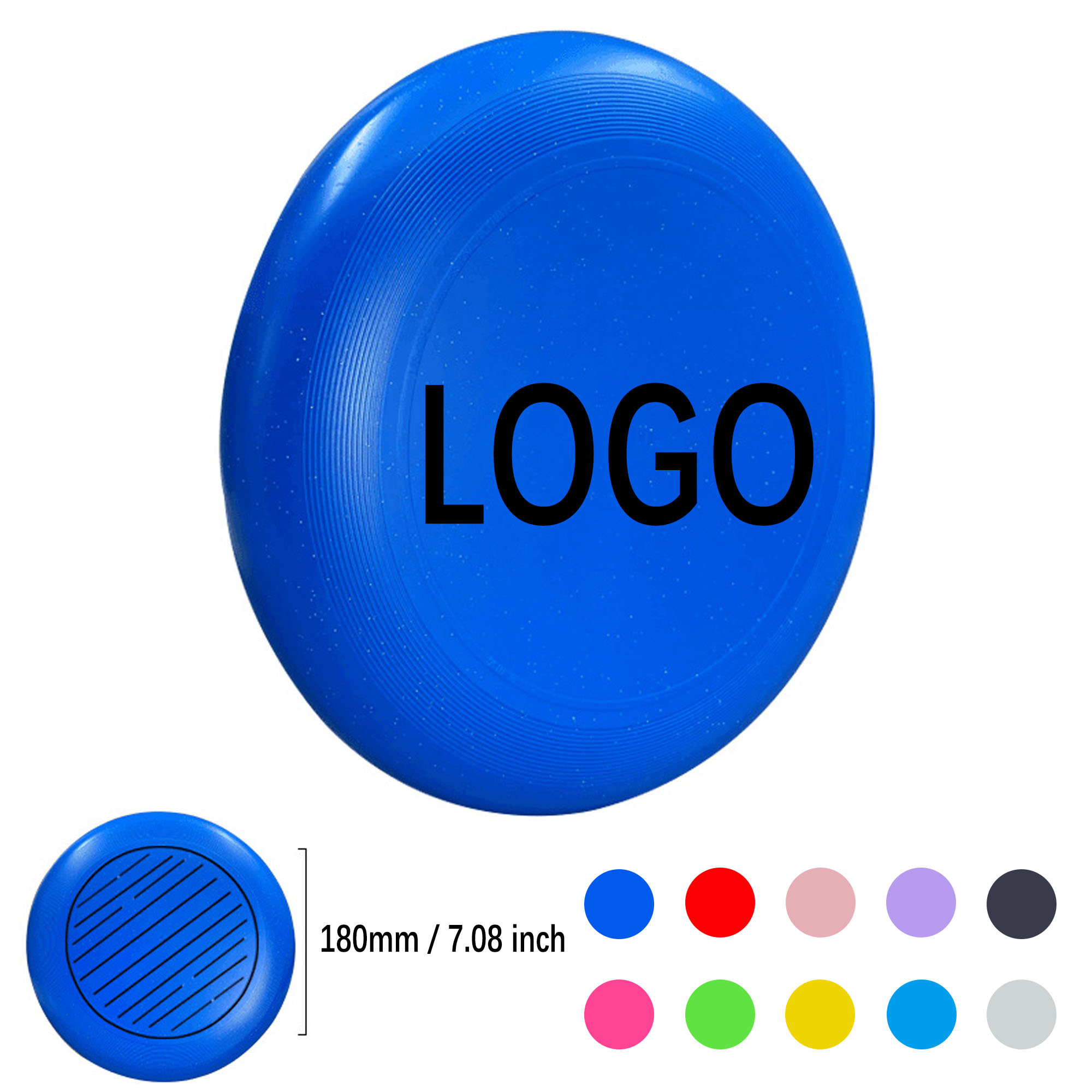 MOQ10 10.75" Flying Disc? Plastic Round Plate 2