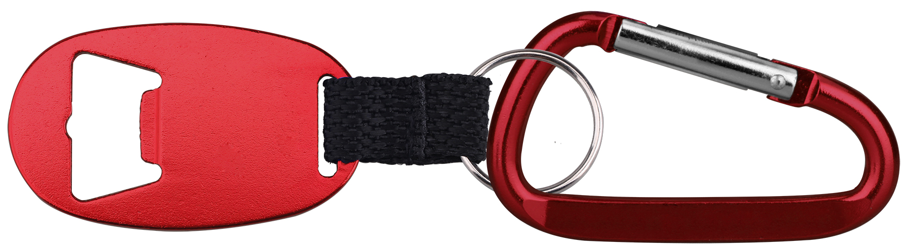 Jumbo Size Oval Shape Bottle Opener with Strap & Carabiner 4