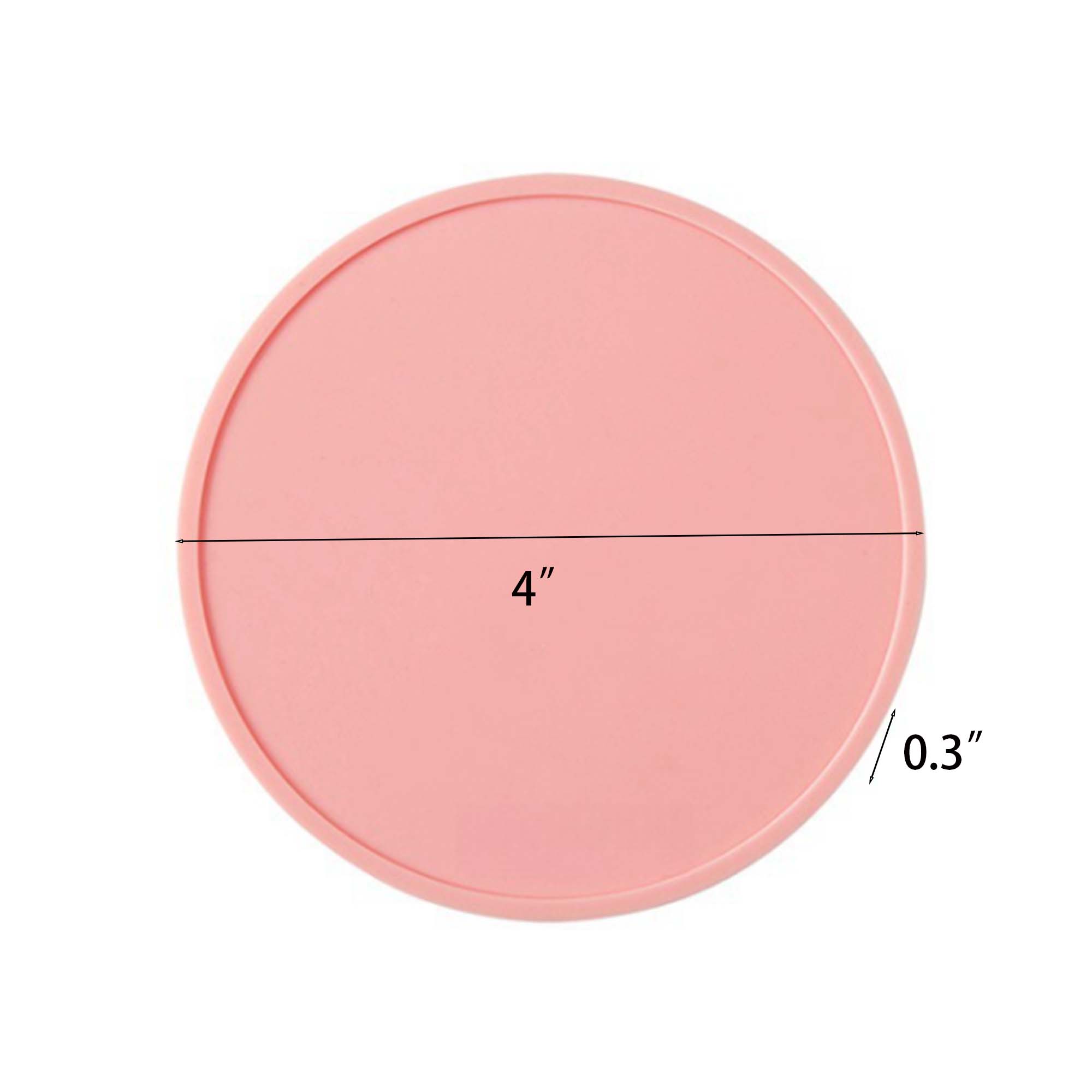 4in High-Temperature Resistant Silicone Coaster 3