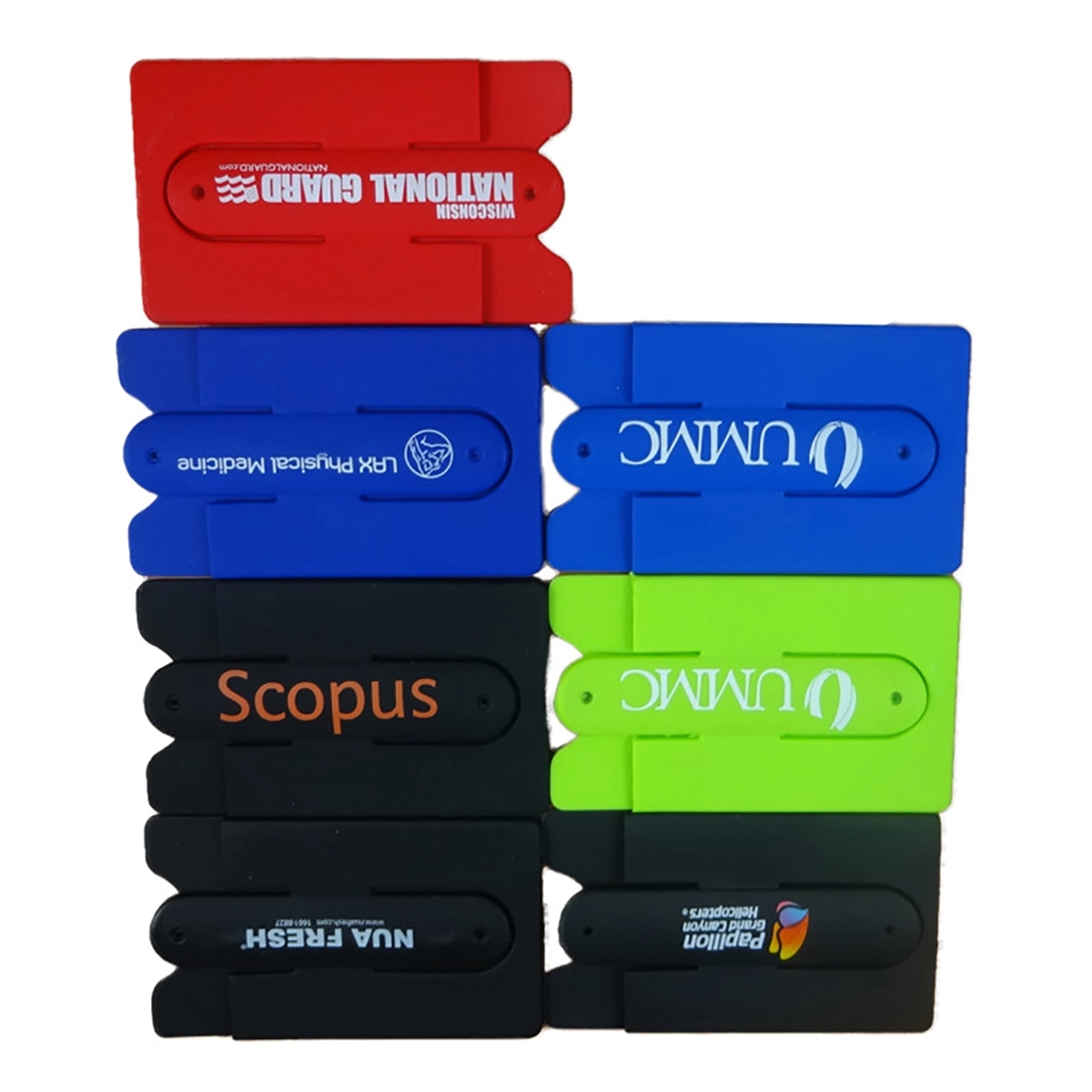 Two Function Soft Silicone Cell Phone Kickstand & Wallet 2