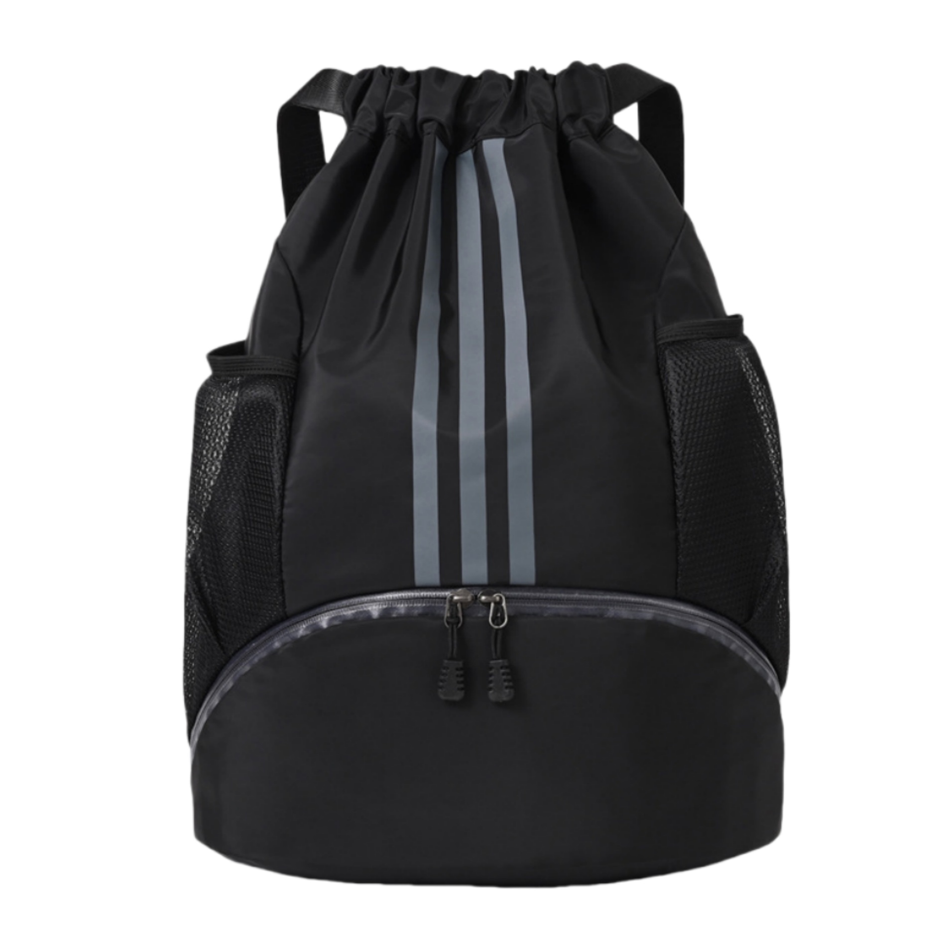 Sports Drawstring Backpack with Shoes Compartment 2