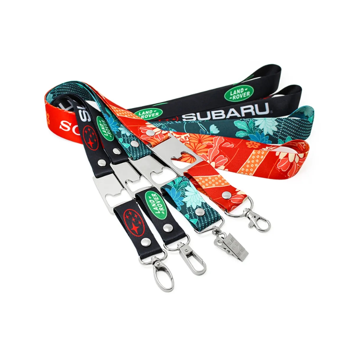 Bottle Opener Clip W/ Lanyard For Bartender Restaurant Bar 3