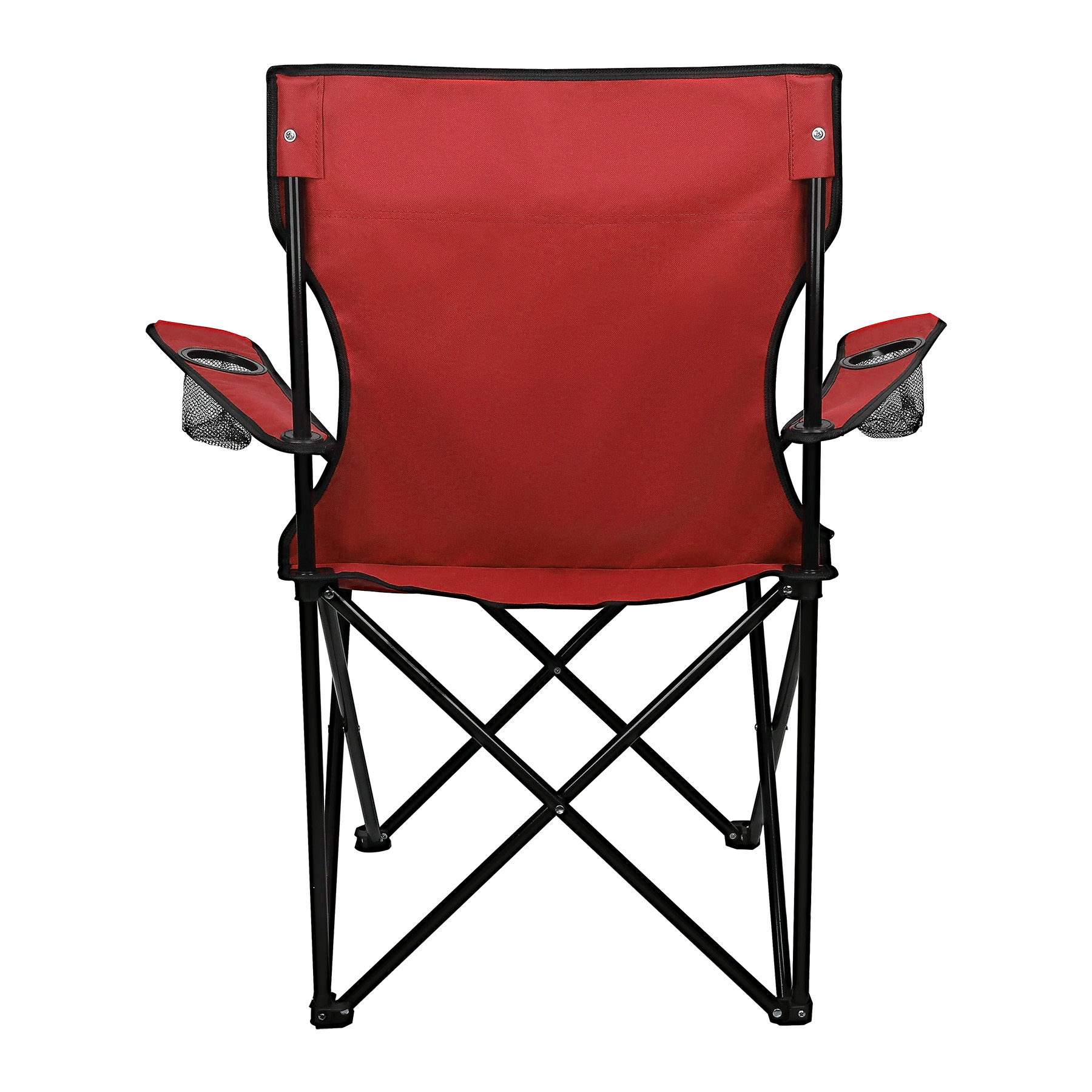 Premium Folding Chair W/ Net Cup Holder 15