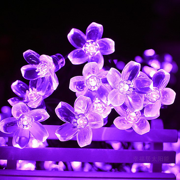 Holiday Decorations Multi Color Solar Strings Lights 3