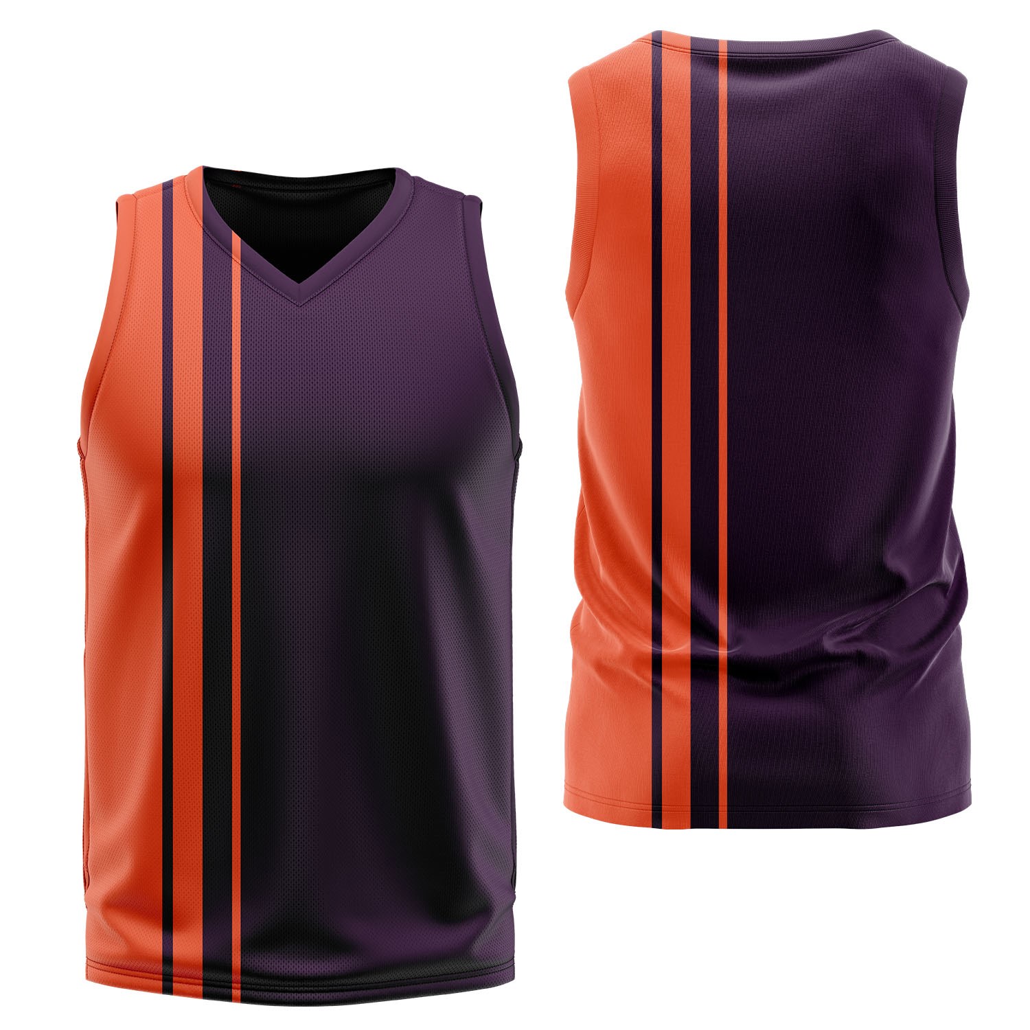 Unisex 160 GSM Football Mesh Custom Sublimated Performance Basketball V-Neck Tank 4