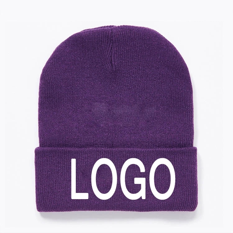 Custom Winter Outdoor Beanie & Sports Skiing Knitted Hat 2