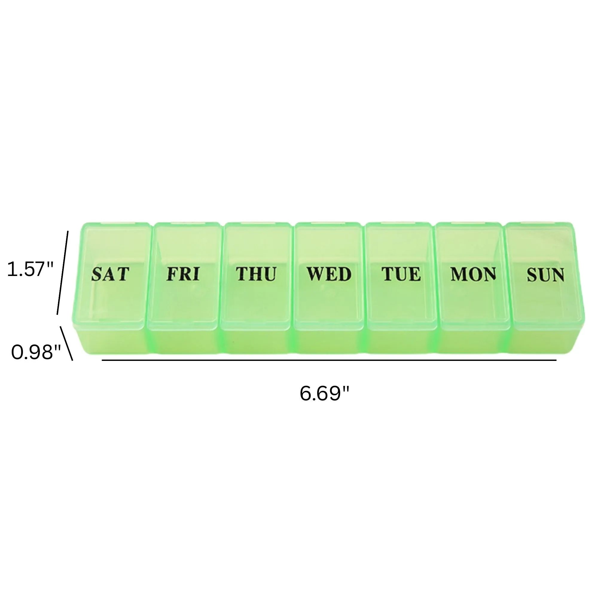 Weekly Pill Organizer Storage Box 9
