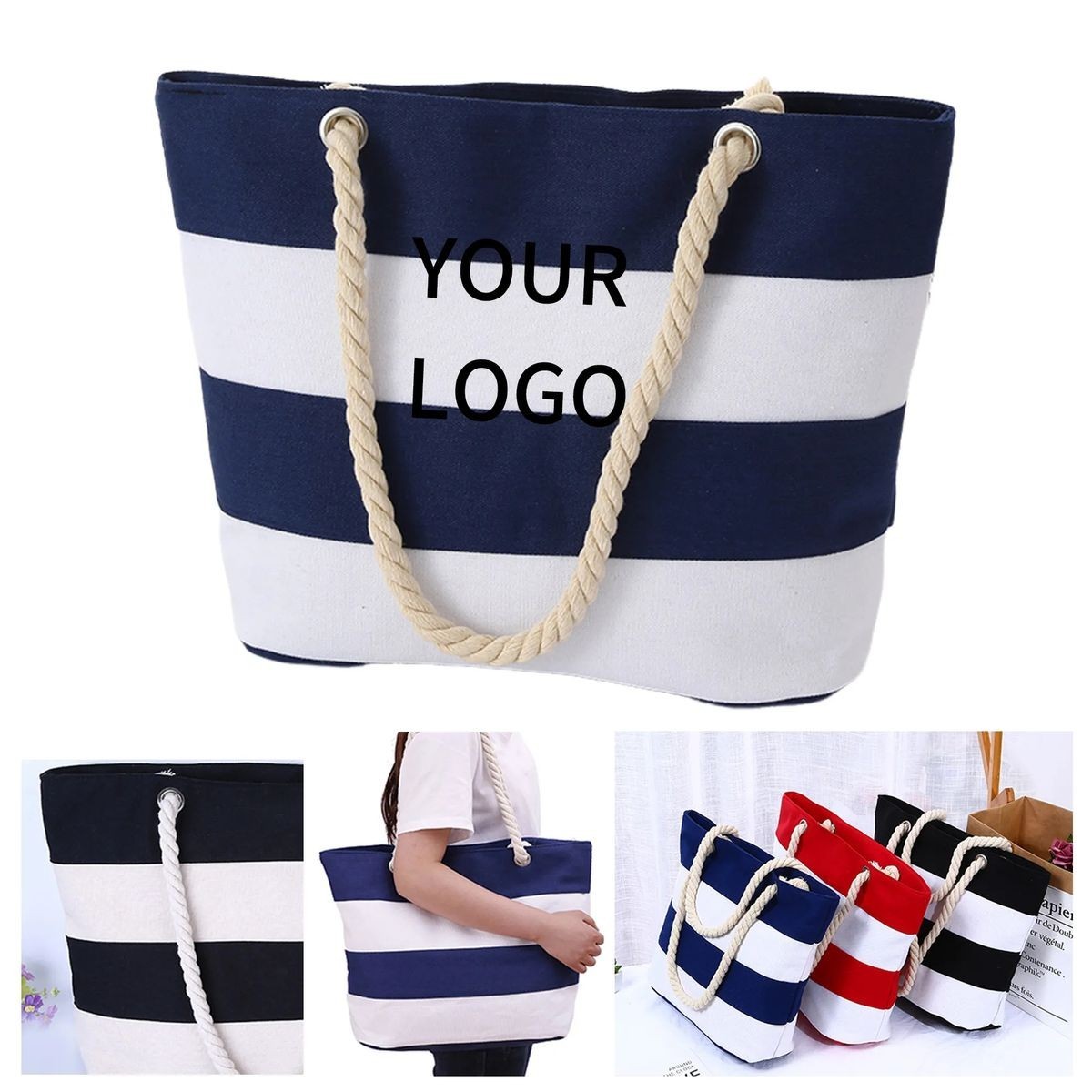 Poly Cotton Tote Bag with Sandproof Coating 3