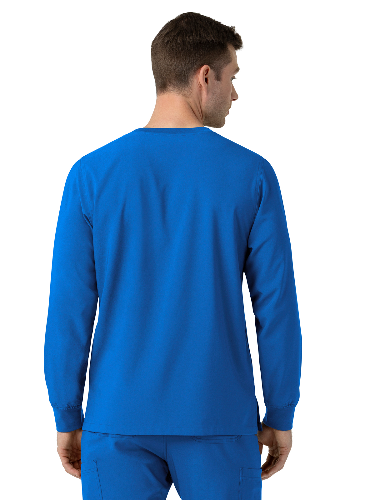 Carhartt Scrubs - Men's Two-Pocket Crew Neck Long Sleeve Scrub Top 5