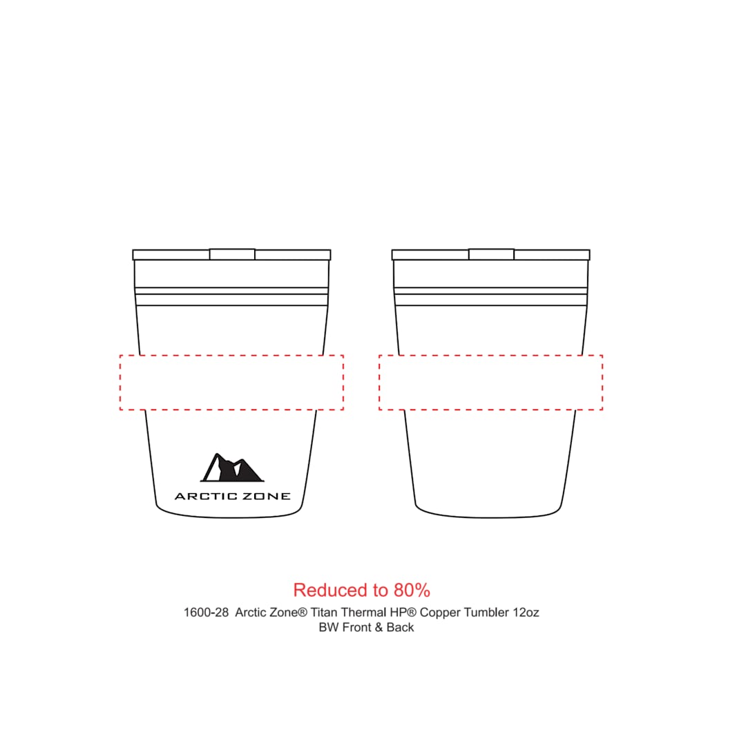 Arctic Zone® Titan Thermal HP® Copper Tumbler 12oz 7