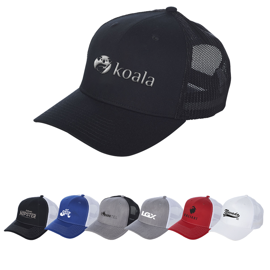 Classic Structured Trucker Cap with Mesh Backing 6