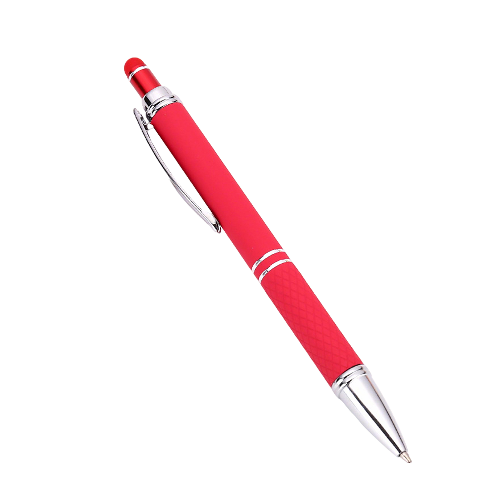 Metallic Stylus Ballpoint Pen With Soft Touch 5.5" Length 4