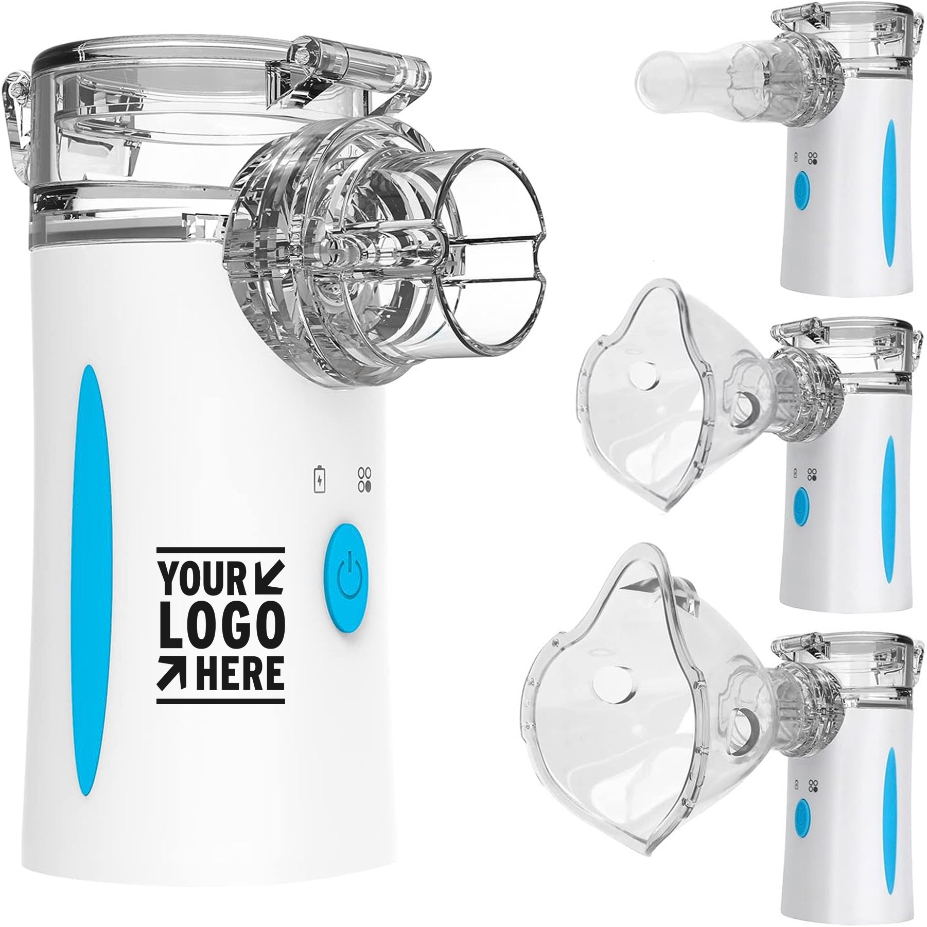 Adult Kid Portable Rechargeable Self-Cleaning Ultrasonic Mesh Nebulizer Machine with Two Modes 2