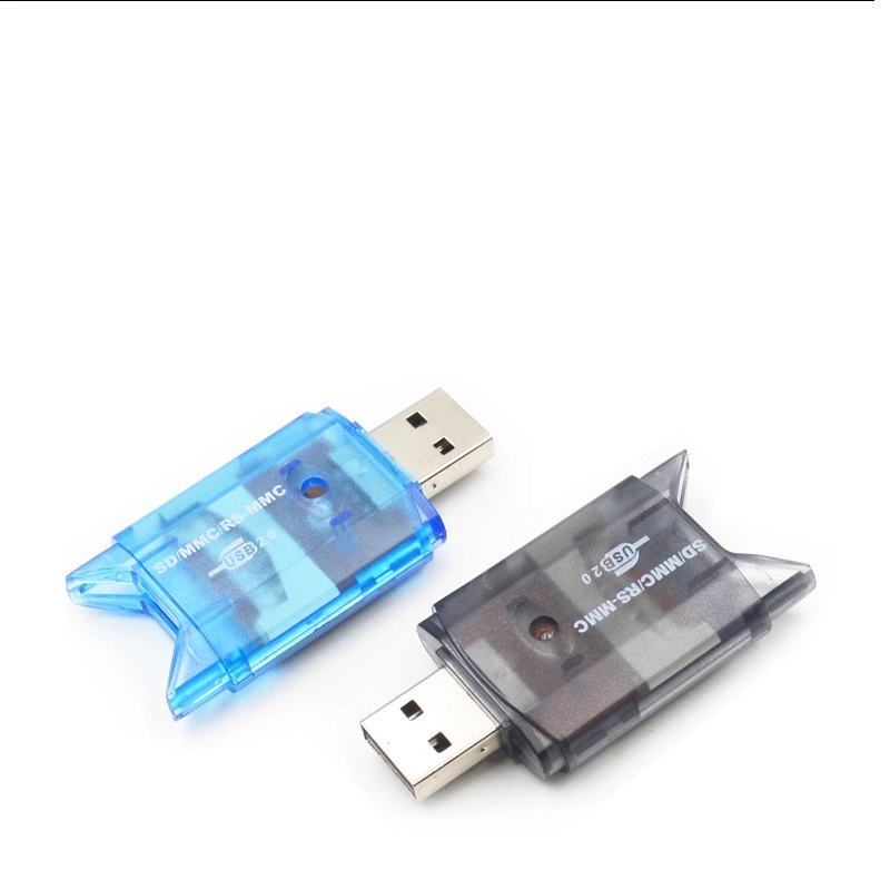 2.0 USB Card Reader Fitted for SD/MMC/RS-MMC 5