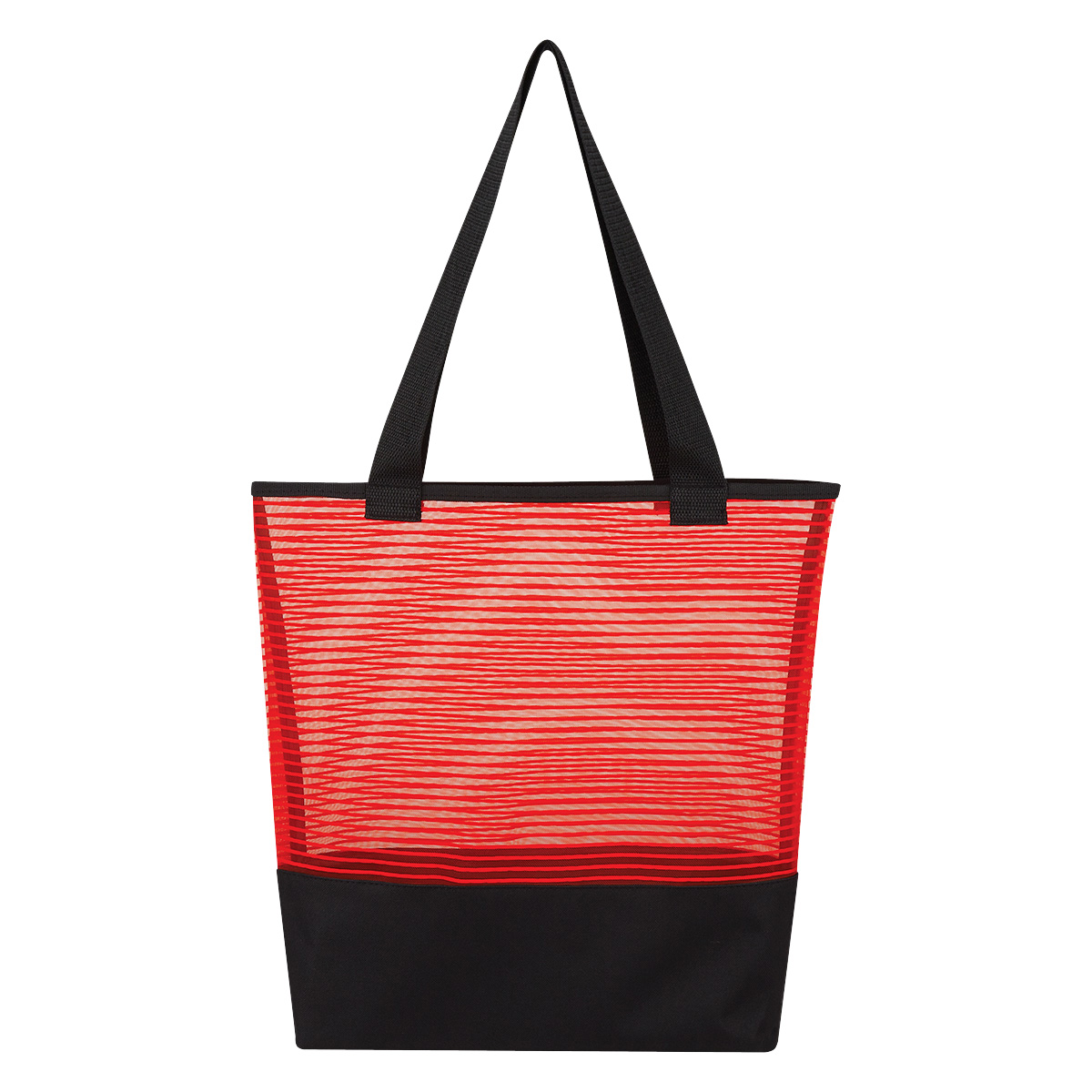 Sheer Mesh Pinstripe Tote Bag 5
