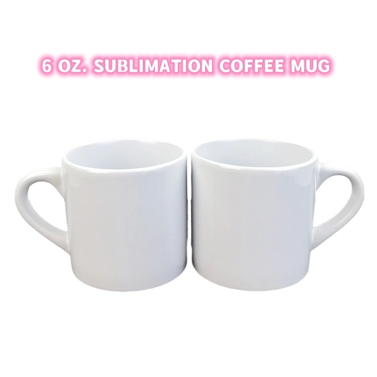 Full Color Sublimated 6 Oz. Ceramic Coffee Cup 3