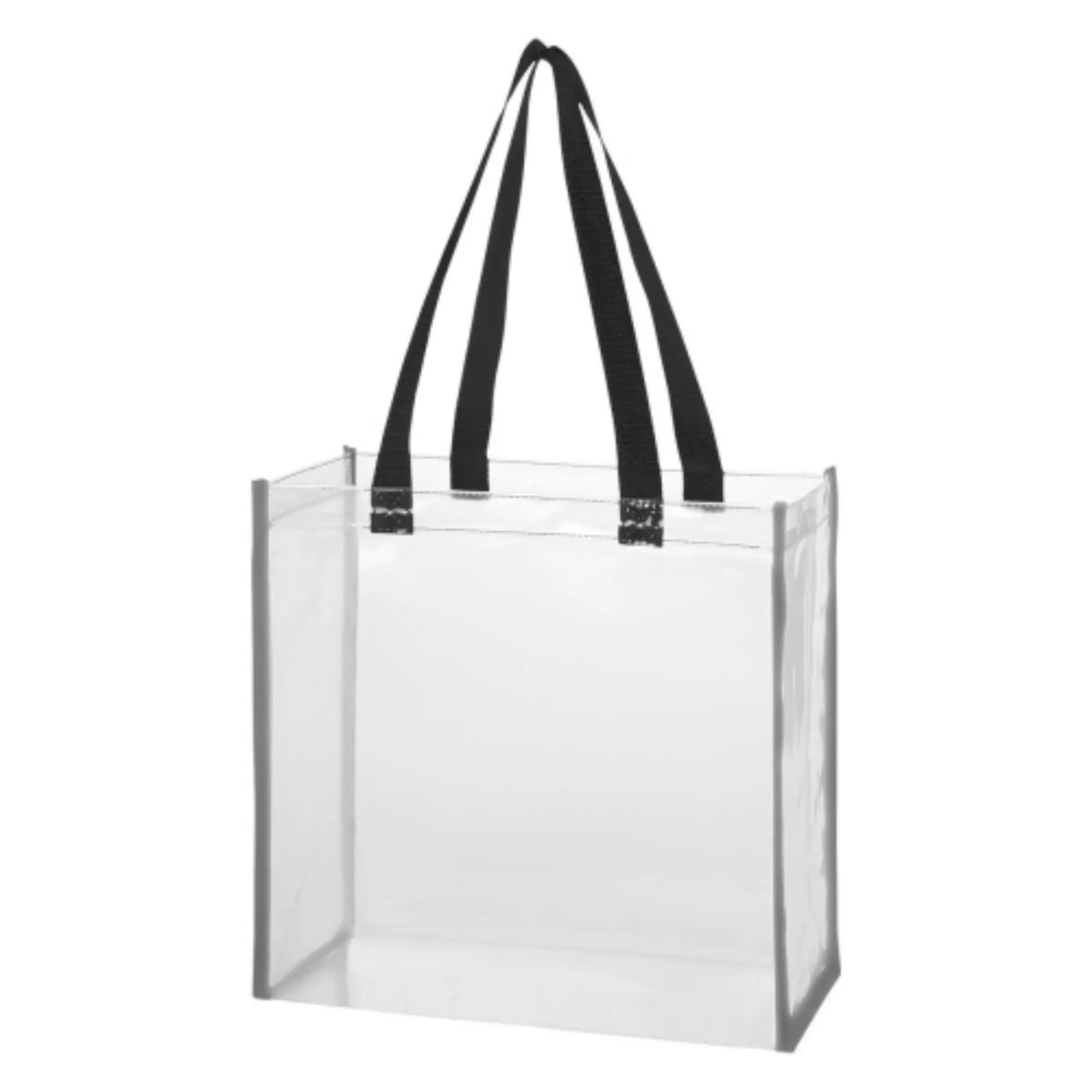 Clear PVC Tote Bag 12"x12"x6" 3