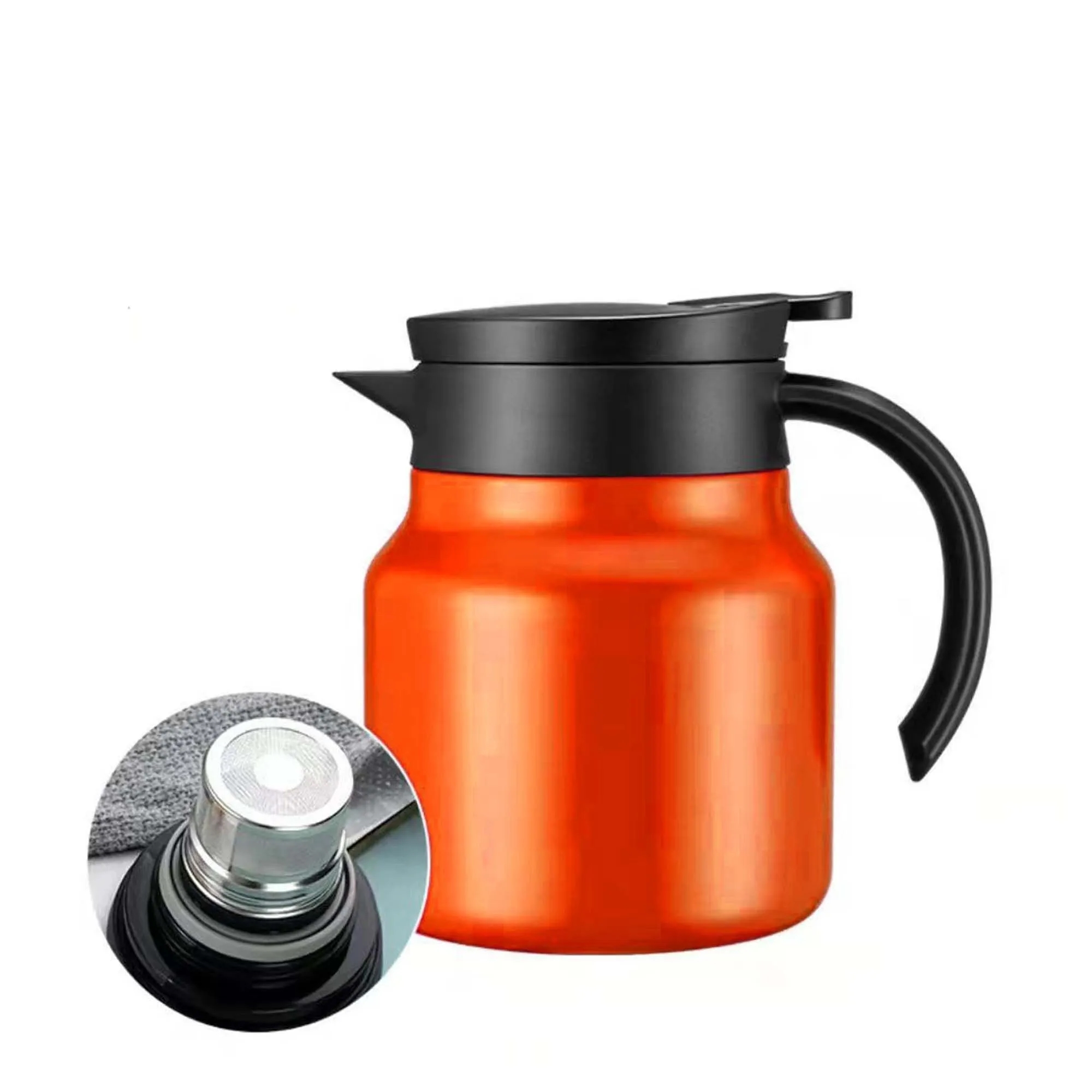 MOQ10 Double Wall Insulated Stainless Steel Coffee Press Mak 2