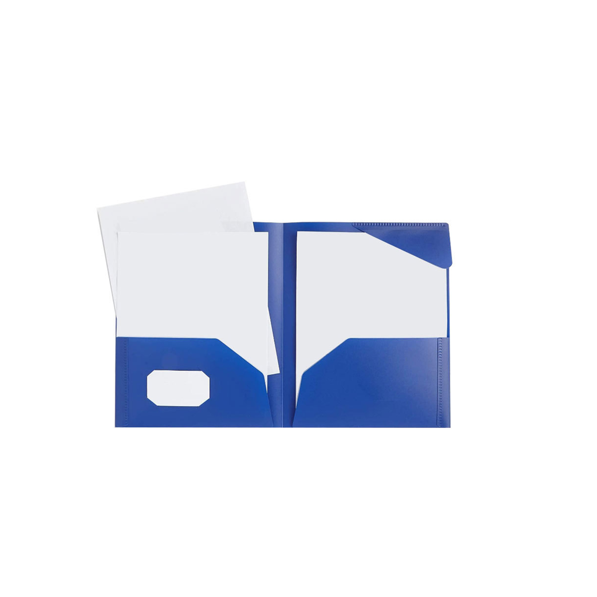 Plastic Two Pocket Folder 8
