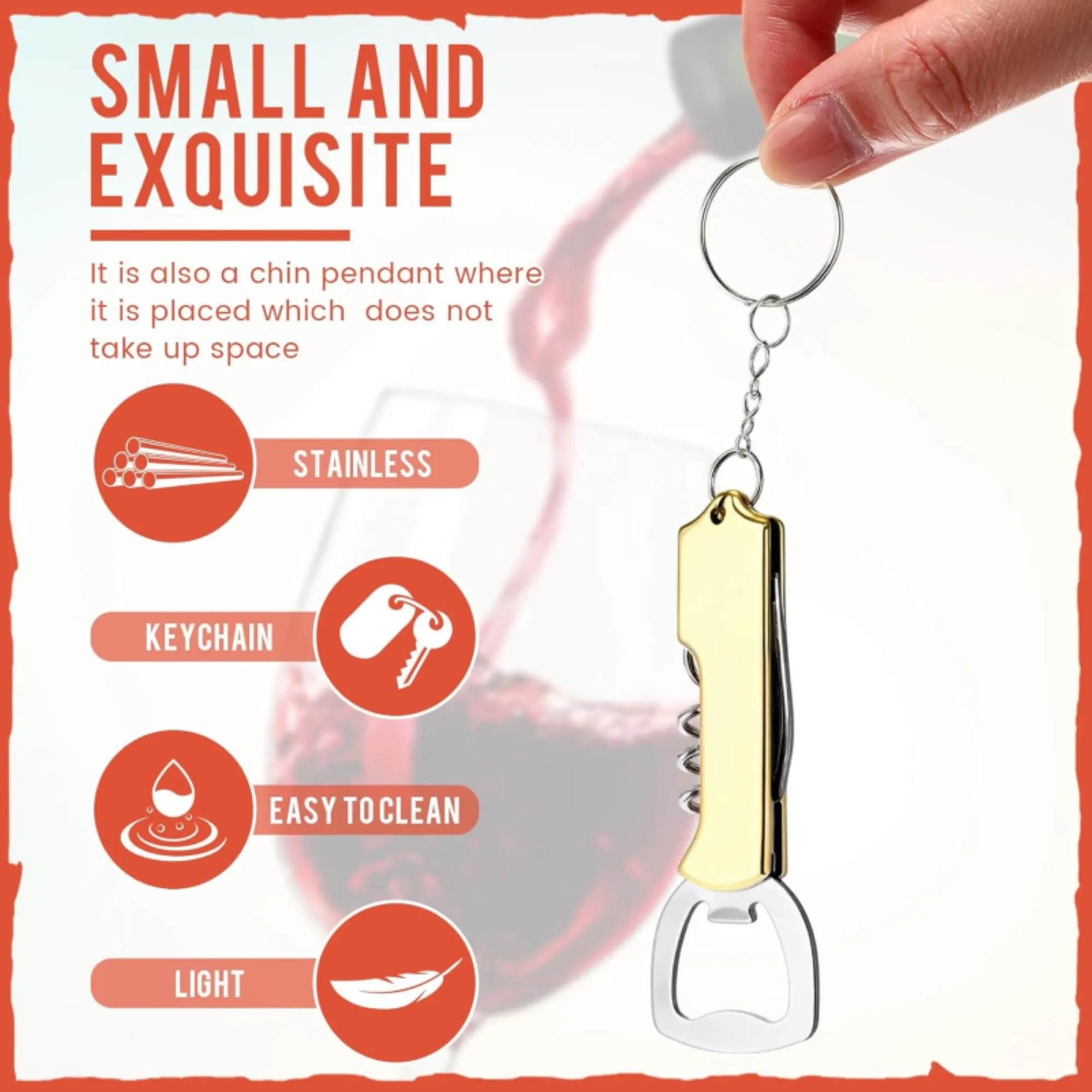 Stainless Steel Multi-function Corkscrew 3