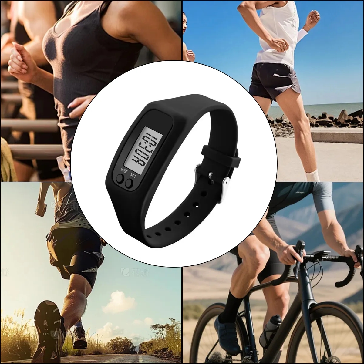 Digital Pedometer Step Tracker Wristband 5