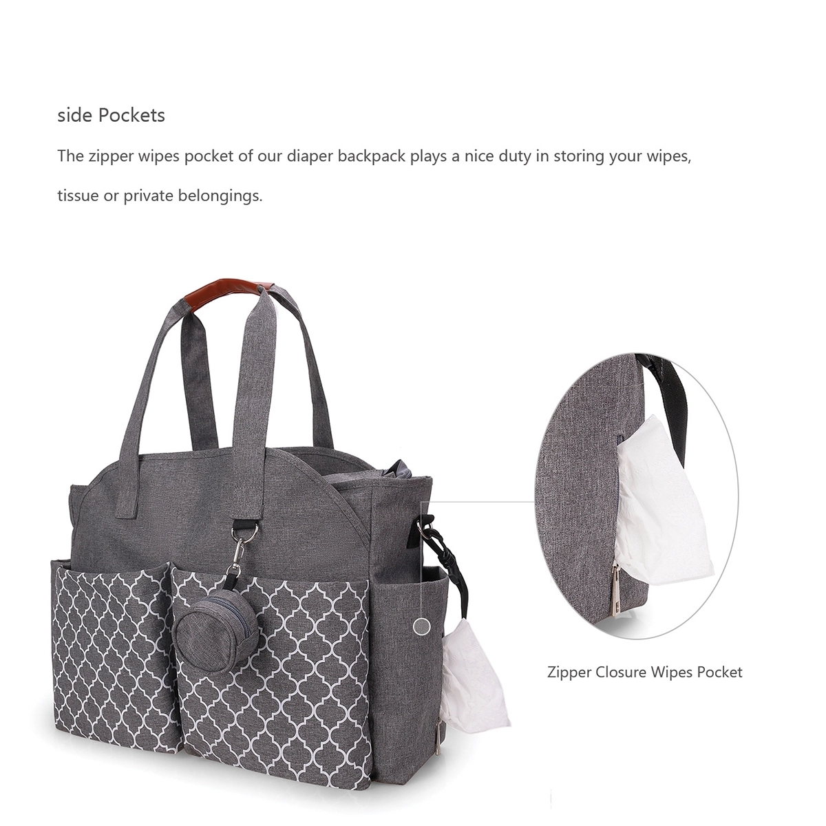 Tote Mommy Bag, custom tote bag with logo imprint 5