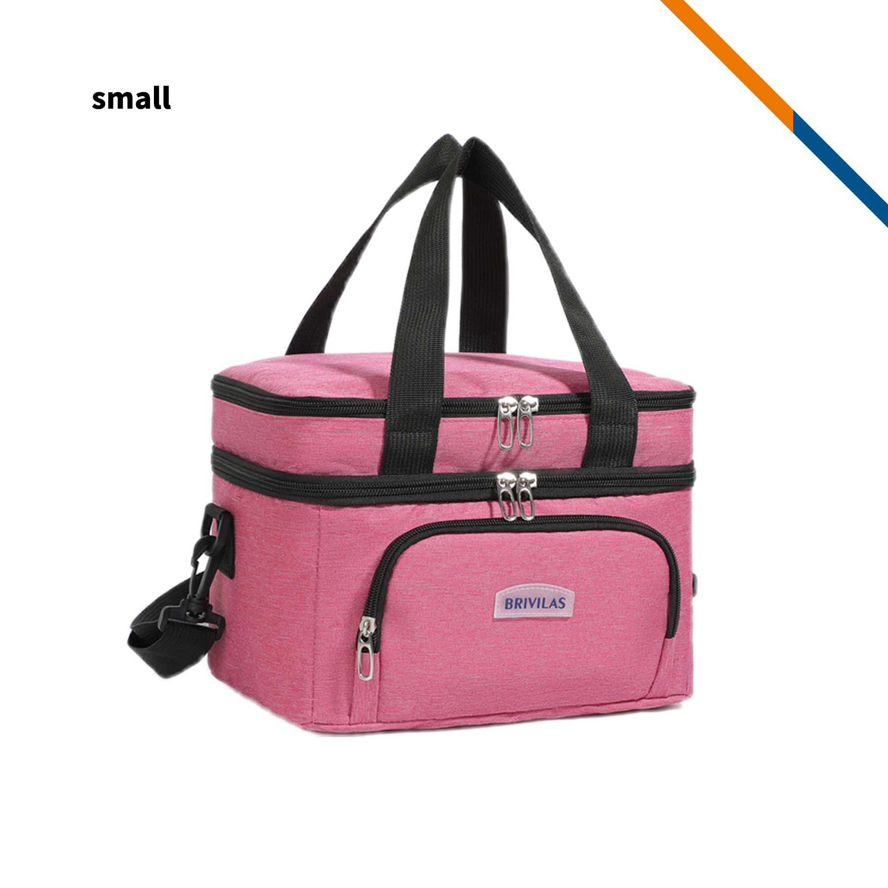 Vipit Double Layer PEVA Crossbody Cooler Bag 11