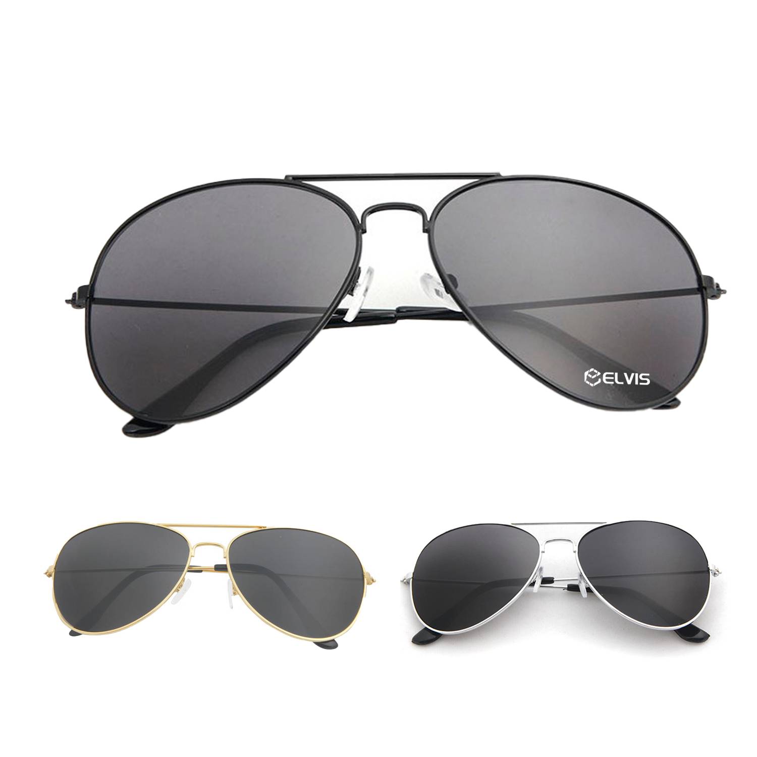 Adult Metal Pilot Sunglasses 6