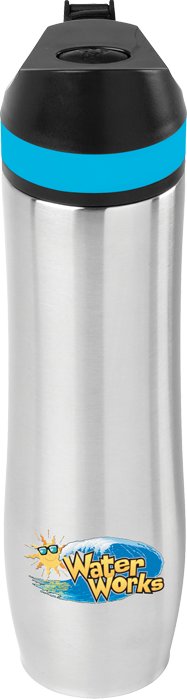 20 oz Persona® Wave Vacuum Water Bottle, custom water bottle with logo imprint 26