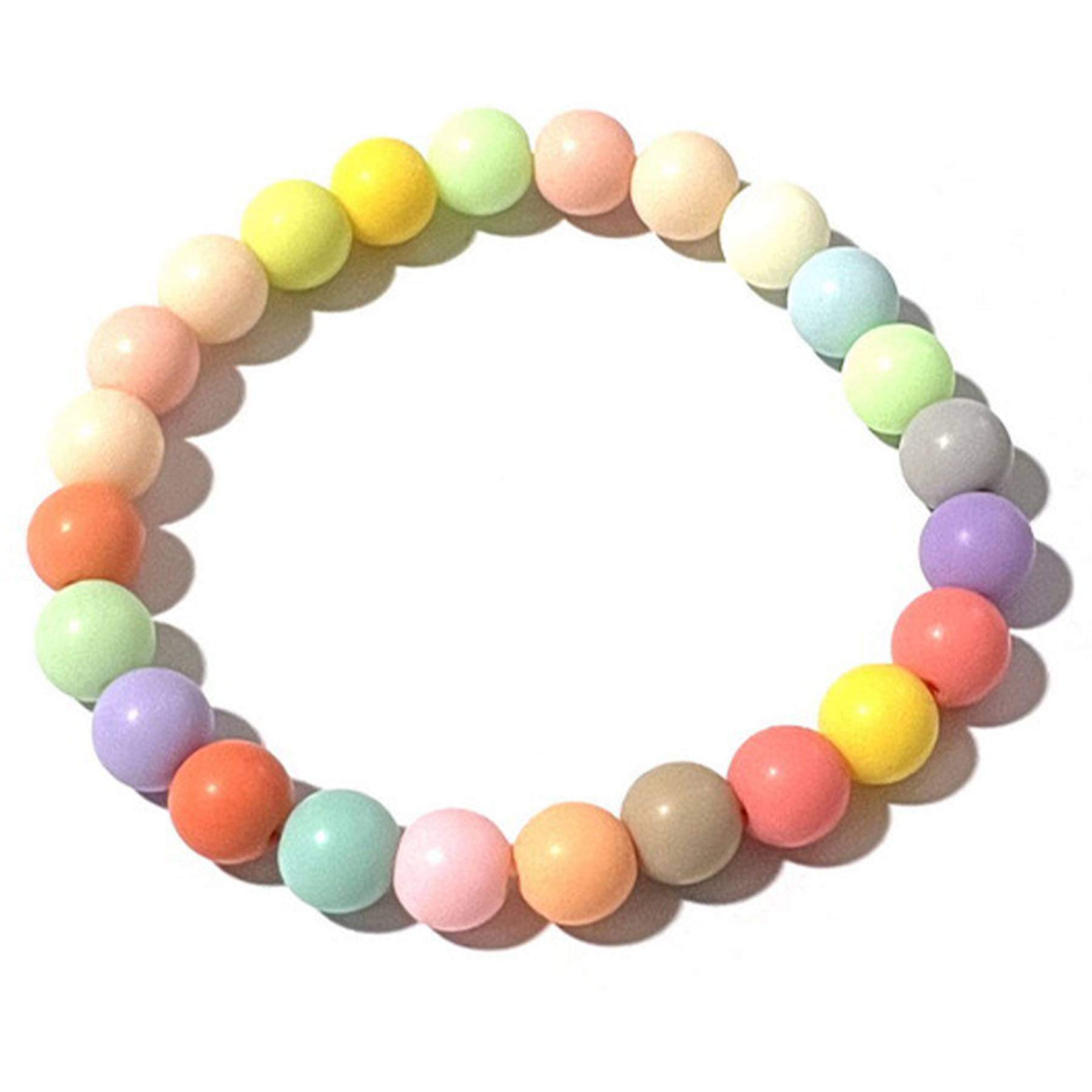 Plastic Handmade beaded rice bead bracelet 6