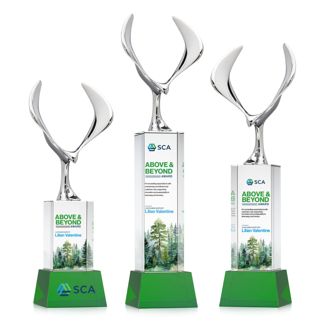 Maverick Eagle VividPrint™ Award on Belcroft Base - Green 1