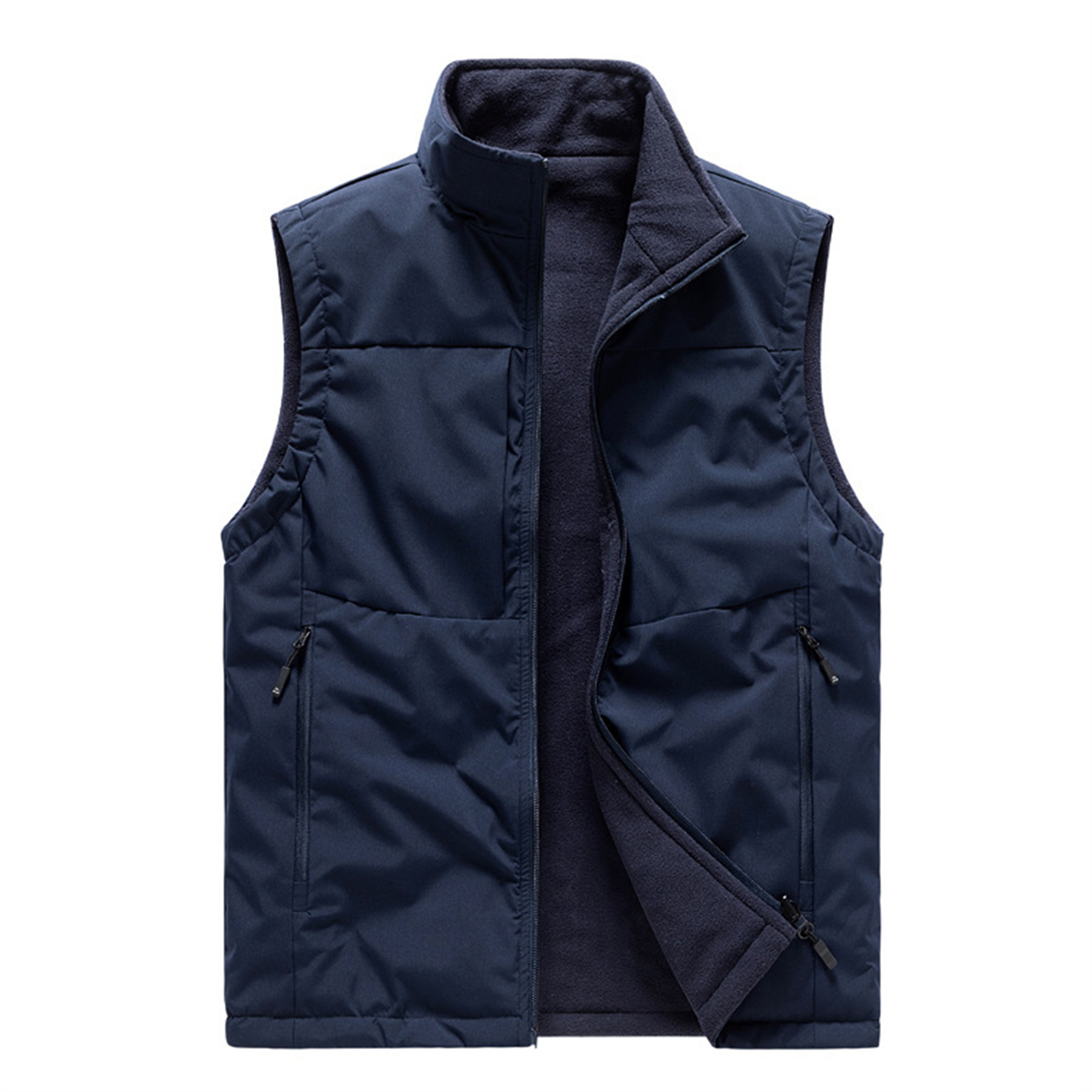 Full Zip Polar Fleece Vest 3