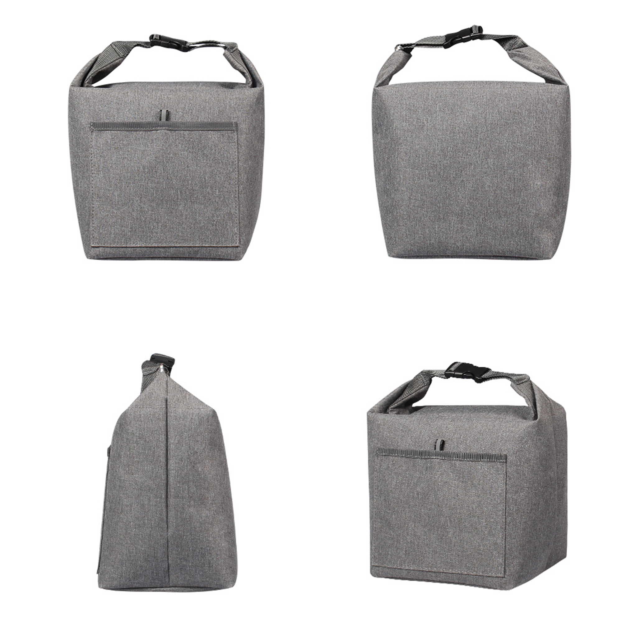 Bellevue Heathered Polyester Insulated Lunch Tote 8