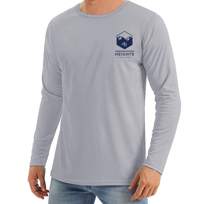 Men's Crew Neck Quick Dry Top UV Protection T-Shirt 3