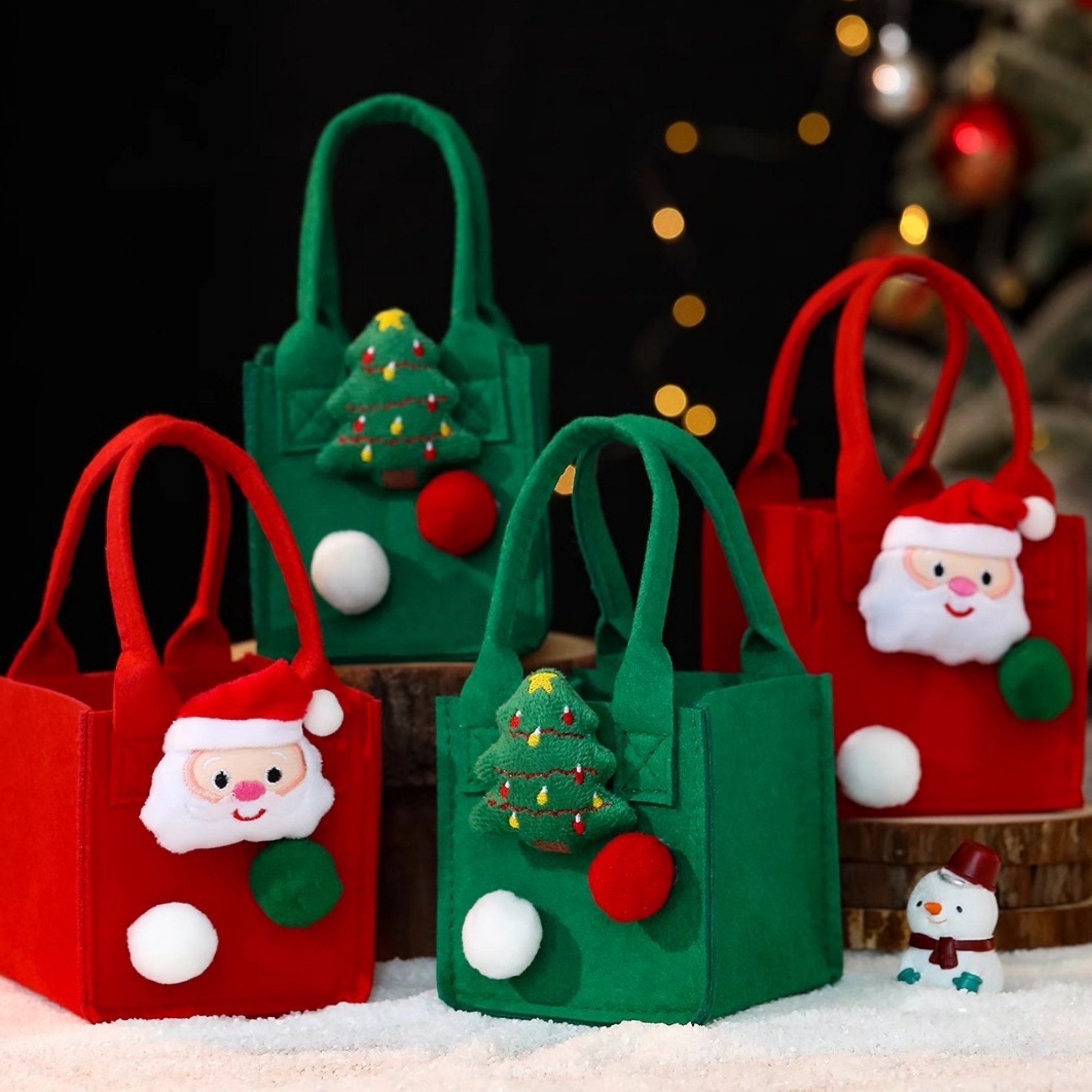Felt Christmas Gift Handbag 6