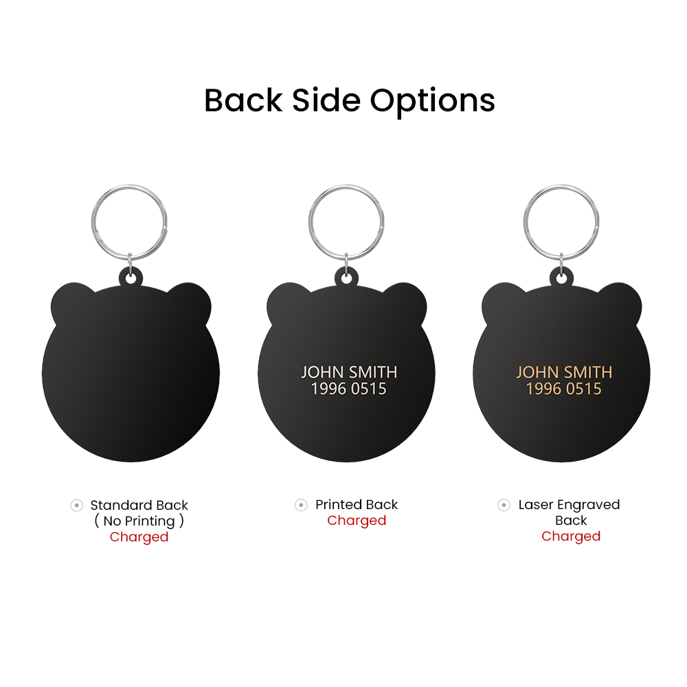 2" Custom 3D PVC Keychain 7