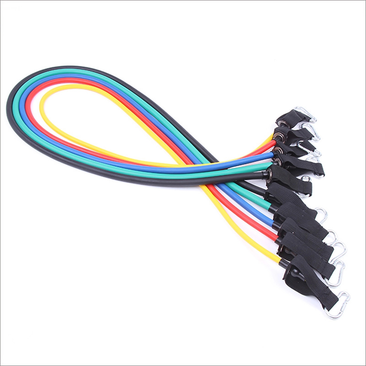 Resistance Bands Set (11pcs) Handles-Stackable Up to 150 lbs 2