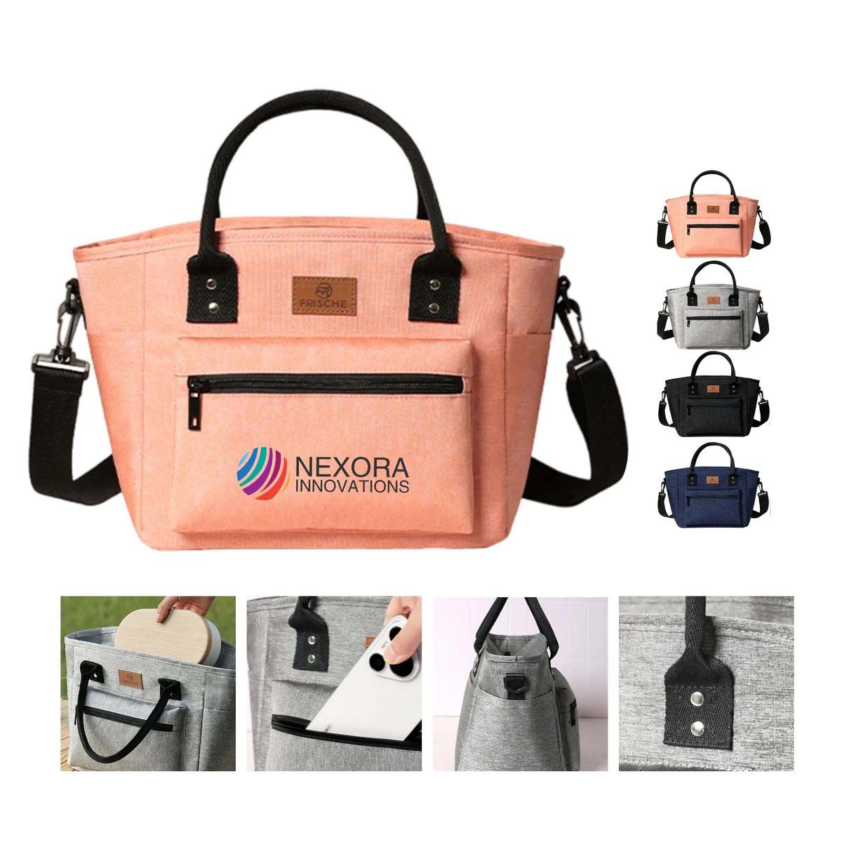 Portable Lunch Bag with Hot and Cold Retention 6
