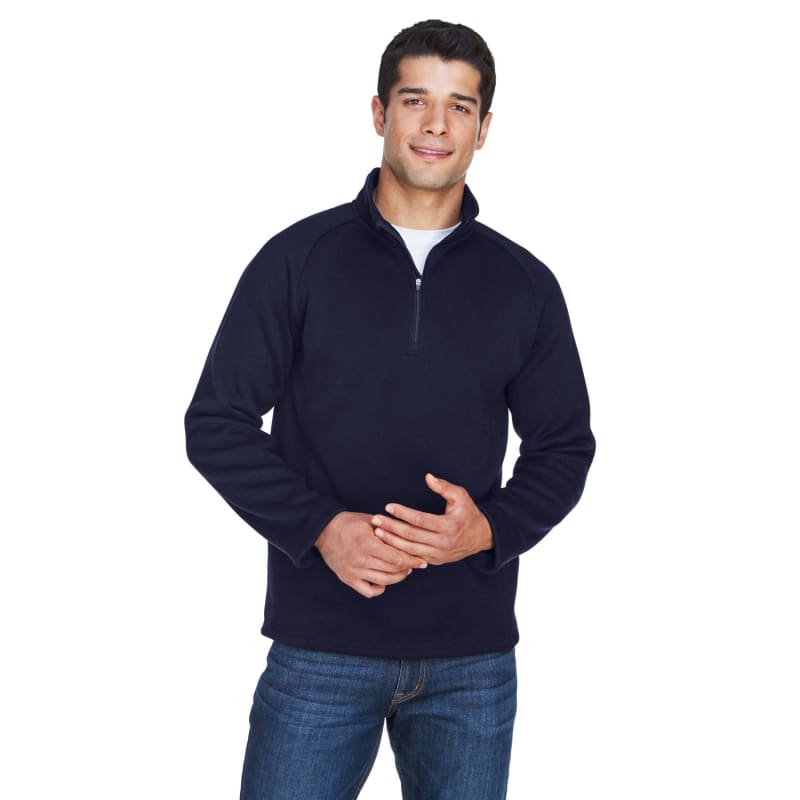 Devon & Jones Adult Bristol Sweater Fleece Quarter-Zip 15