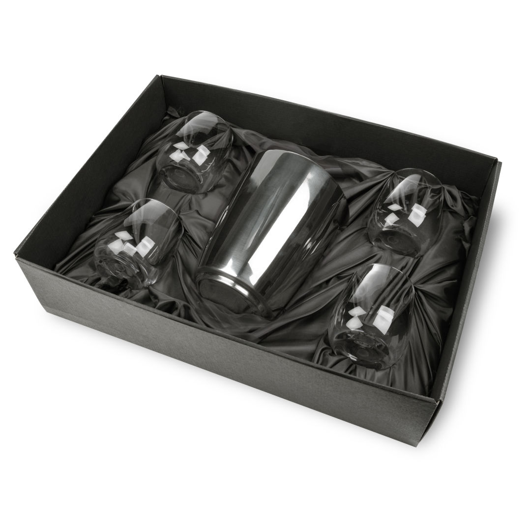 Pescara Wine Cooler & Stanford Stemless Wine Set 10