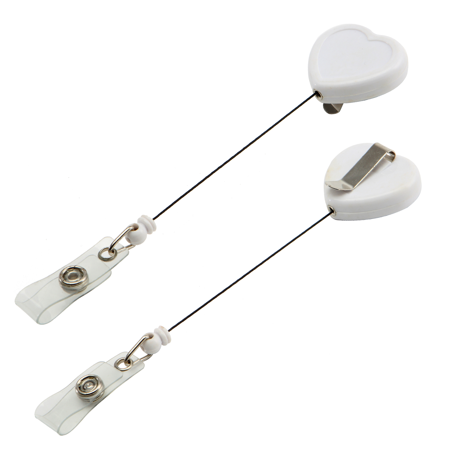 Retractable Heart Shape Badge Reel 8